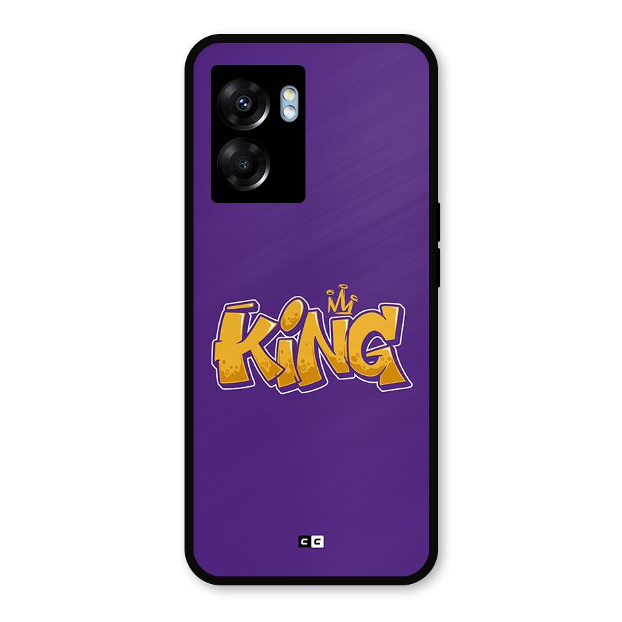 The Royal King Metal Back Case for Oppo K10 (5G)