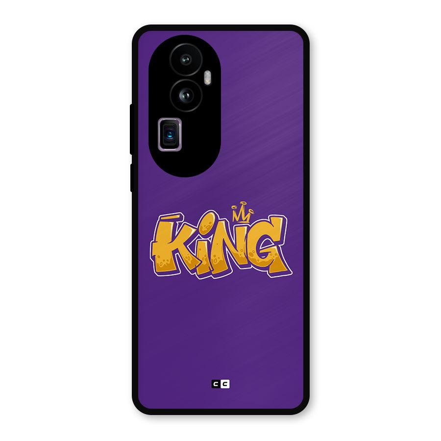 The Royal King Metal Back Case for Oppo Reno10 Pro Plus