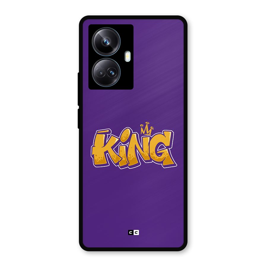 The Royal King Metal Back Case for Realme 10 Pro Plus
