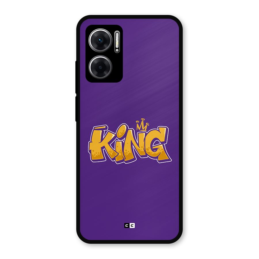 The Royal King Metal Back Case for Redmi 11 Prime 5G