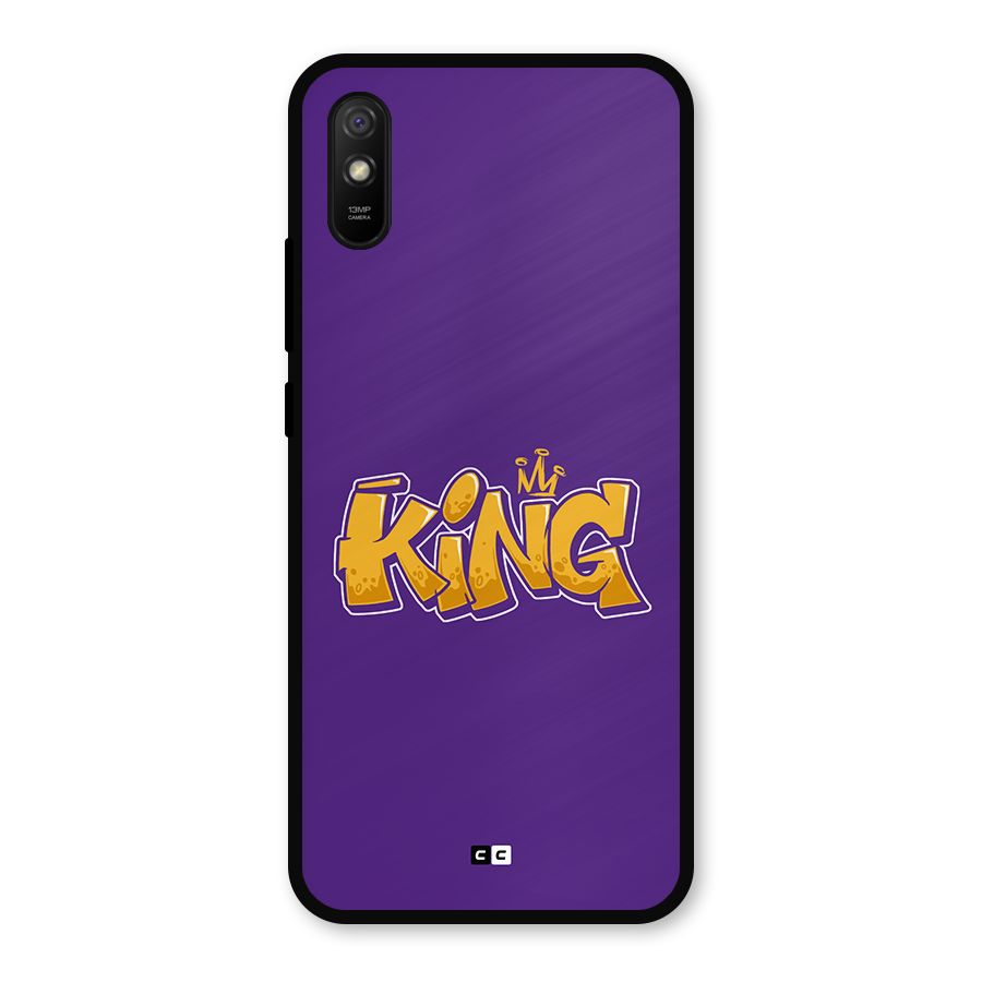 The Royal King Metal Back Case for Redmi 9i