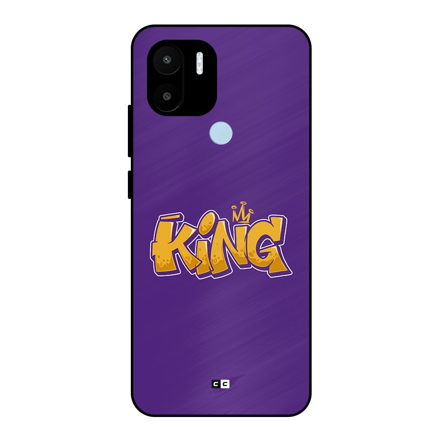 The Royal King Metal Back Case for Redmi A1 Plus
