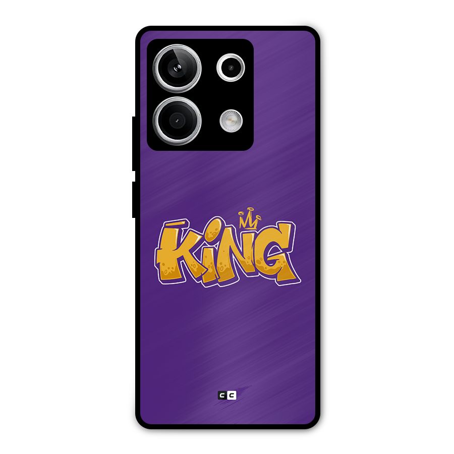 The Royal King Metal Back Case for Redmi Note 13 5G