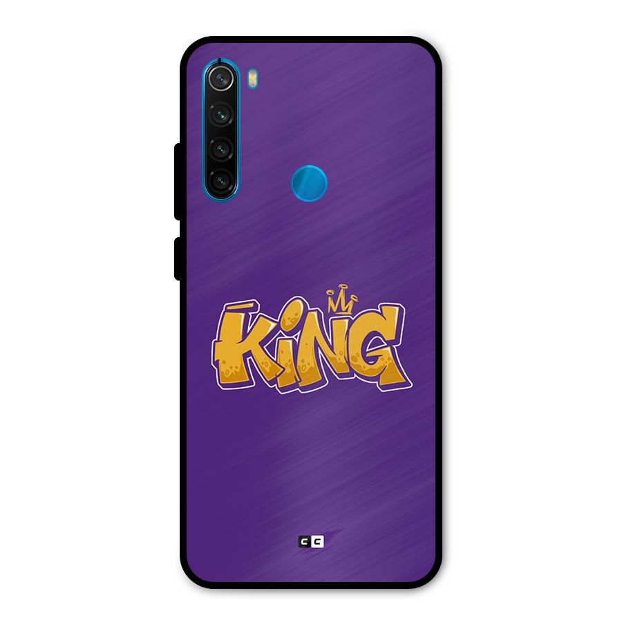 The Royal King Metal Back Case for Redmi Note 8