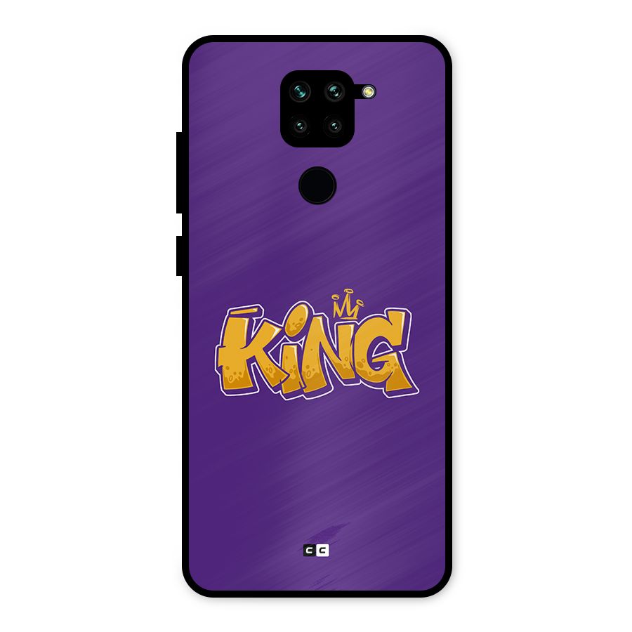 The Royal King Metal Back Case for Redmi Note 9
