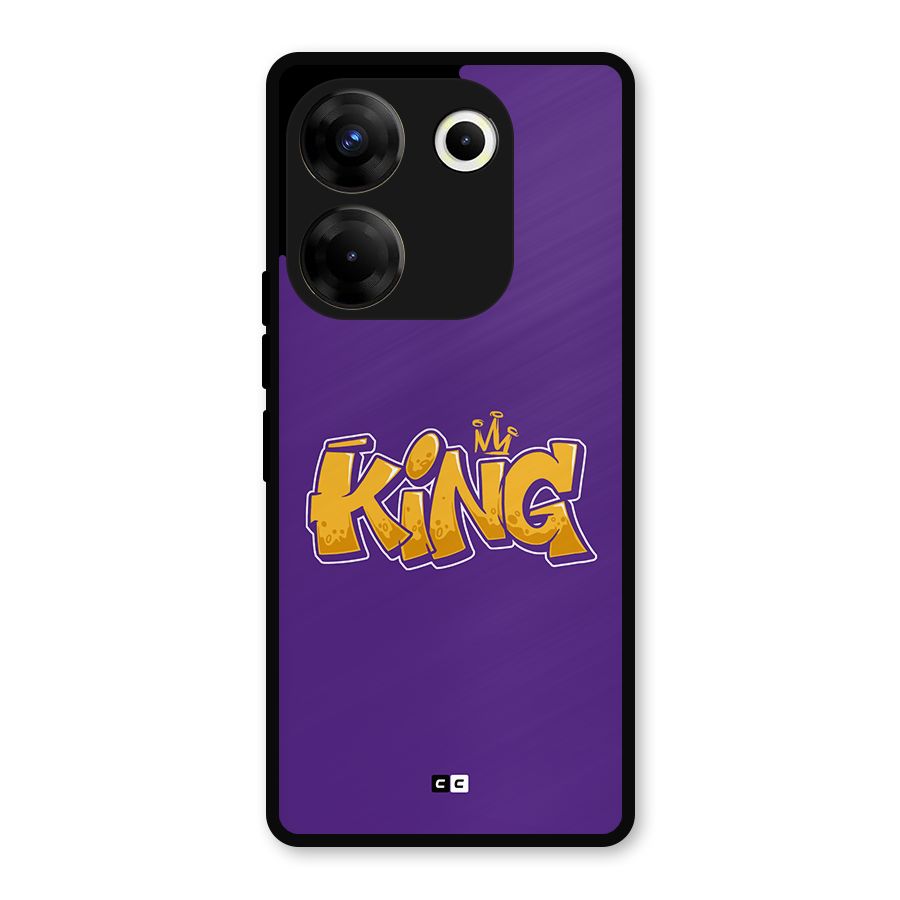 The Royal King Metal Back Case for Tecno Camon 20 Pro