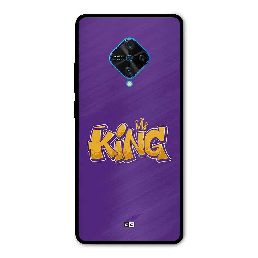 The Royal King Metal Back Case for Vivo S1 Pro