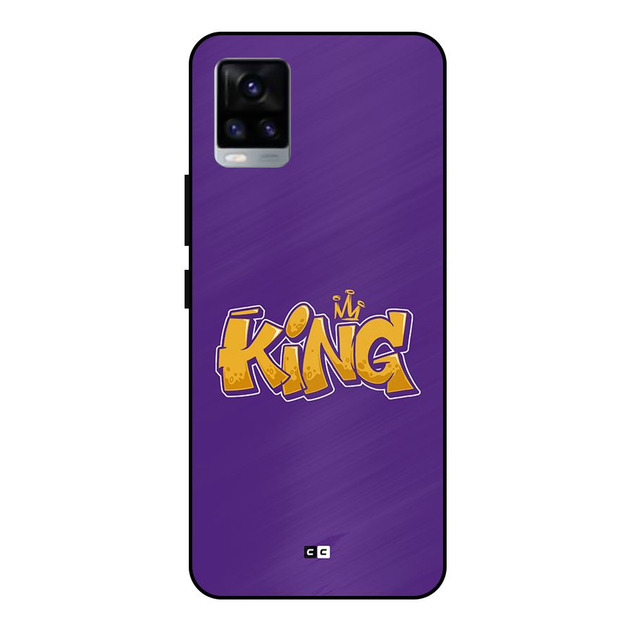 The Royal King Metal Back Case for Vivo V20 2021