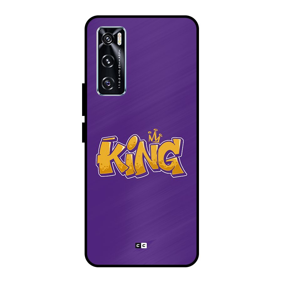 The Royal King Metal Back Case for Vivo V20 SE