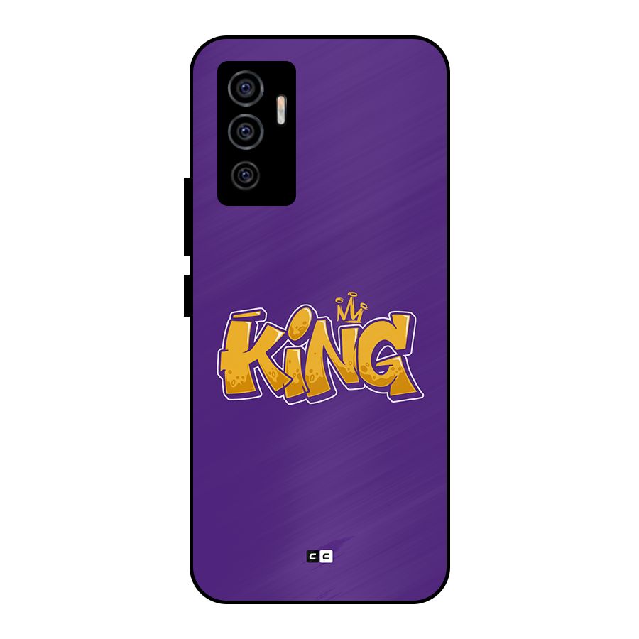 The Royal King Metal Back Case for Vivo V23e