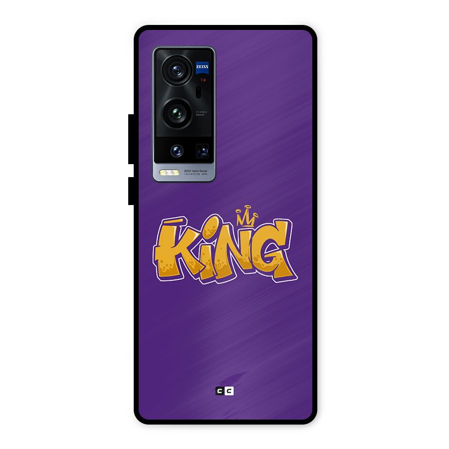 The Royal King Metal Back Case for Vivo X60 Pro Plus