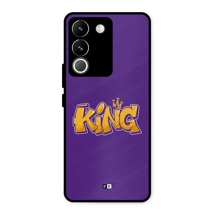 The Royal King Metal Back Case for Vivo Y200