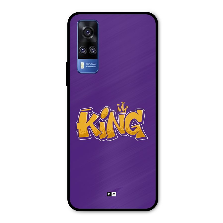 The Royal King Metal Back Case for Vivo Y31