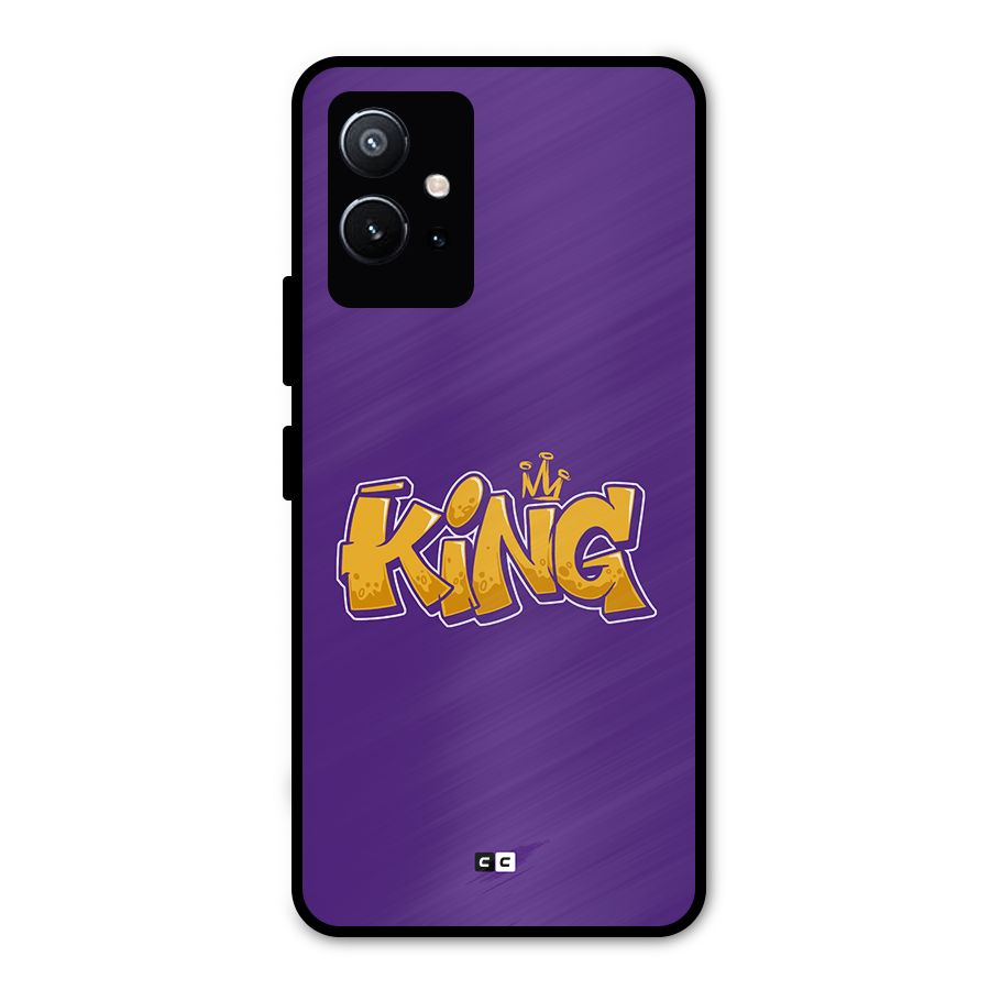 The Royal King Metal Back Case for Vivo Y75 5G