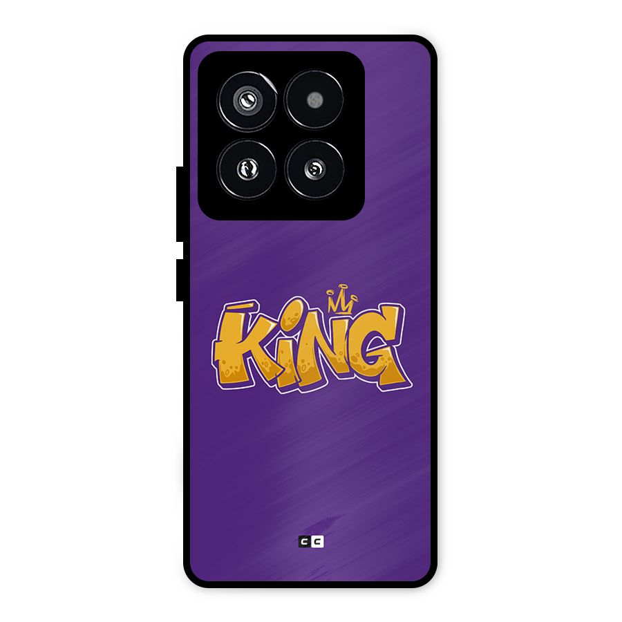 The Royal King Metal Back Case for Xiaomi 14 Pro