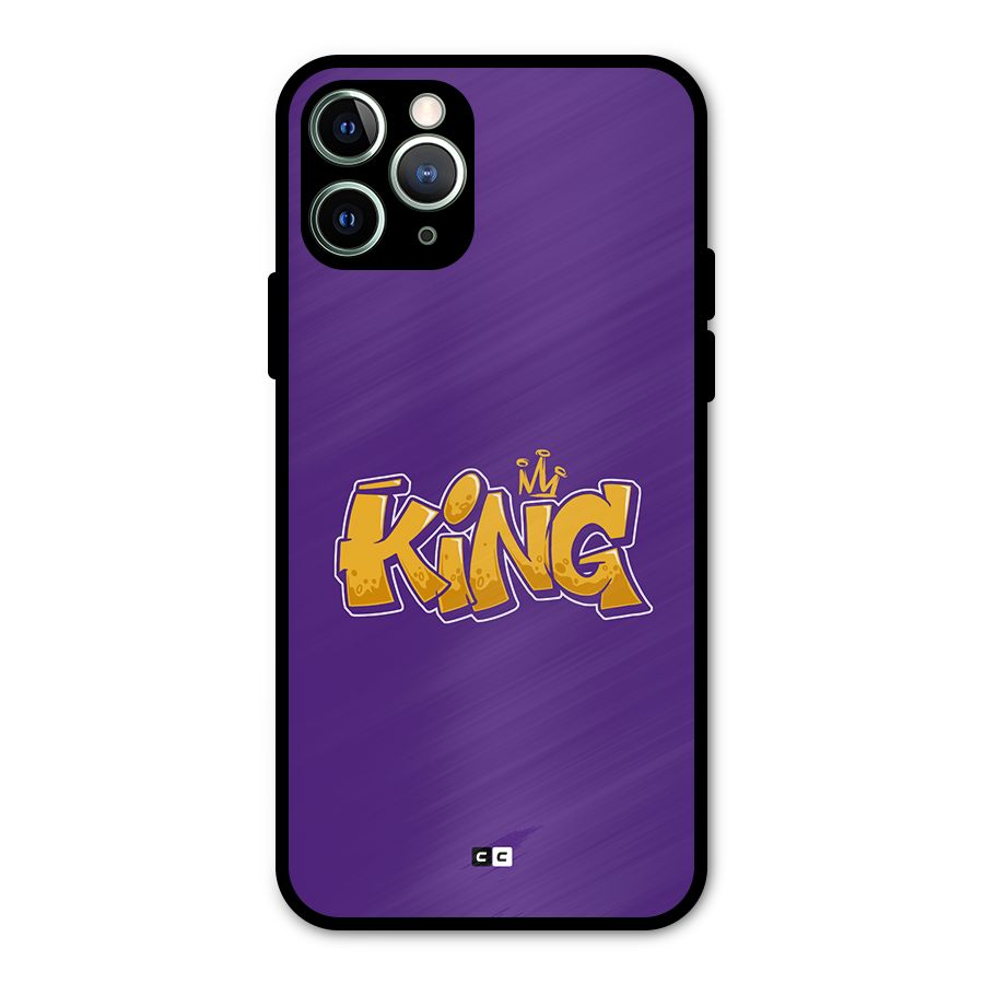 The Royal King Metal Back Case for iPhone 11 Pro Max