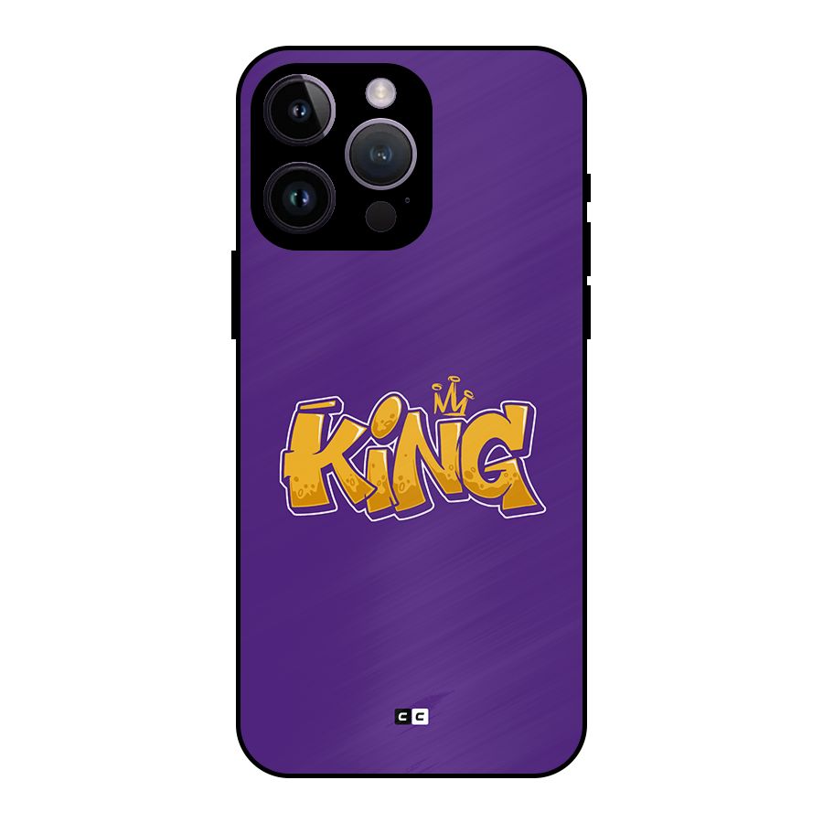 The Royal King Metal Back Case for iPhone 14 Pro Max