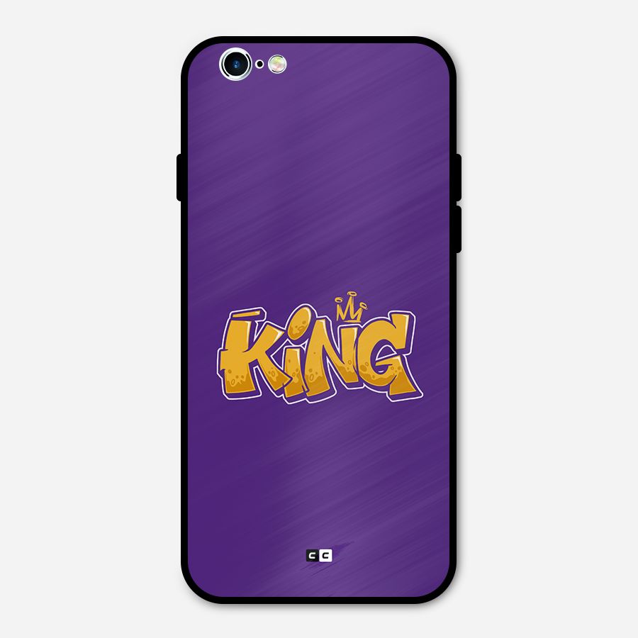 The Royal King Metal Back Case for iPhone 6 6s