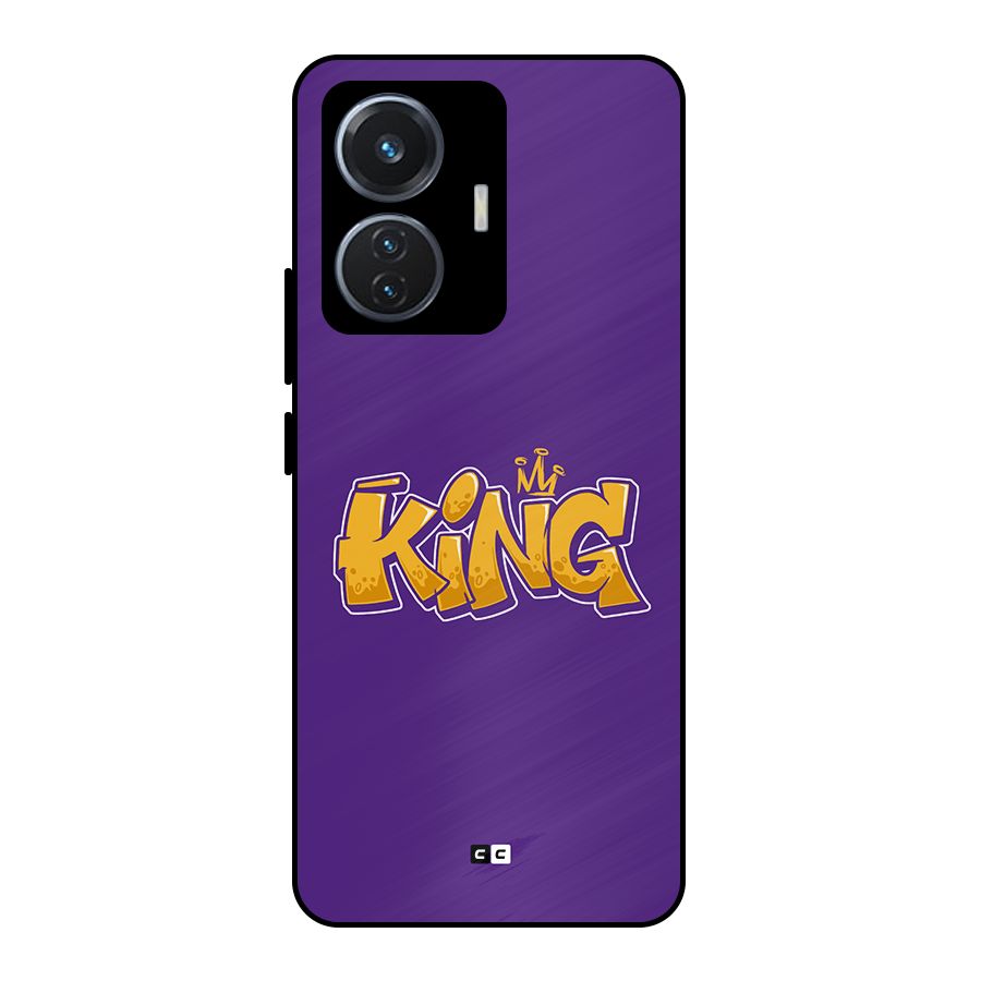 The Royal King Metal Back Case for iQOO Z6 44W