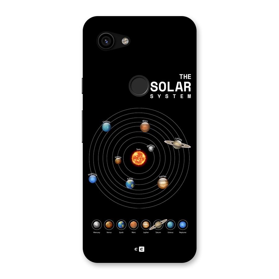 The Solar System Back Case for Google Pixel 3a