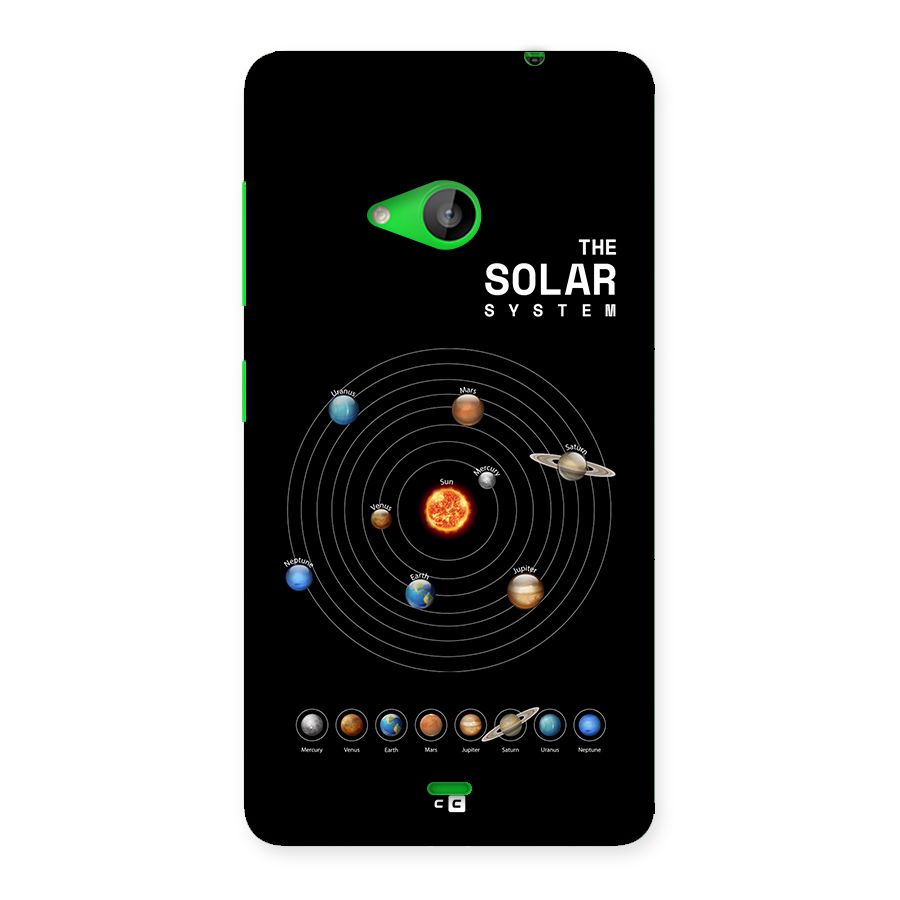 The Solar System Back Case for Lumia 535