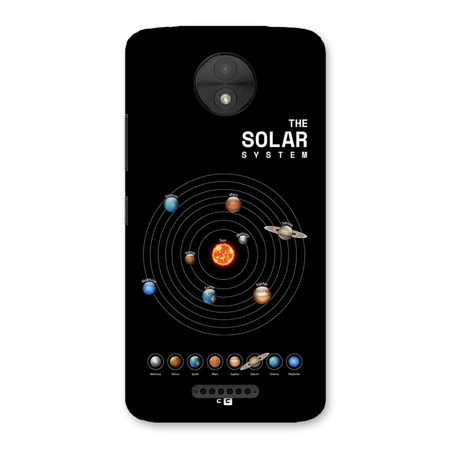 The Solar System Back Case for Moto C