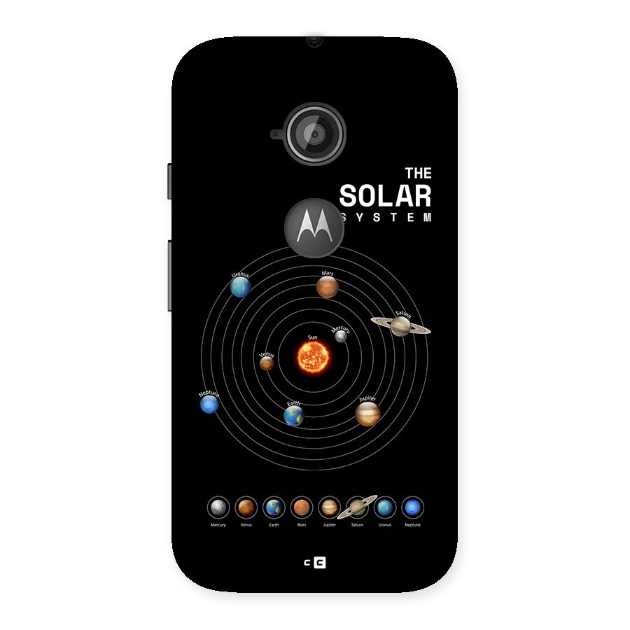 The Solar System Back Case for Moto E 2nd Gen