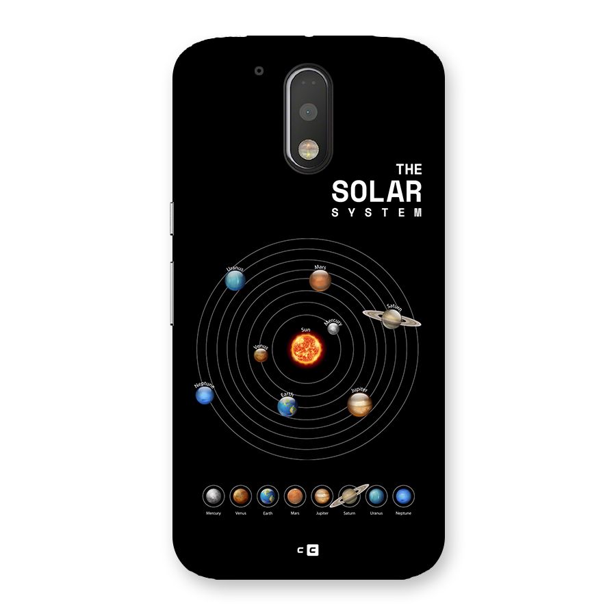 The Solar System Back Case for Moto G4 Plus