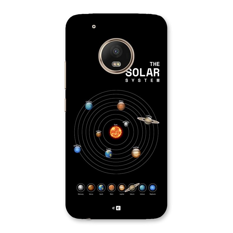 The Solar System Back Case for Moto G5 Plus