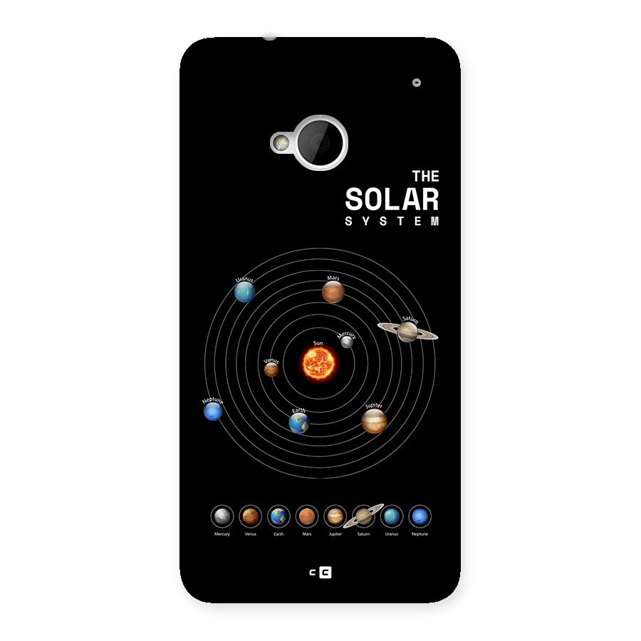 The Solar System Back Case for One M7 (Single Sim)