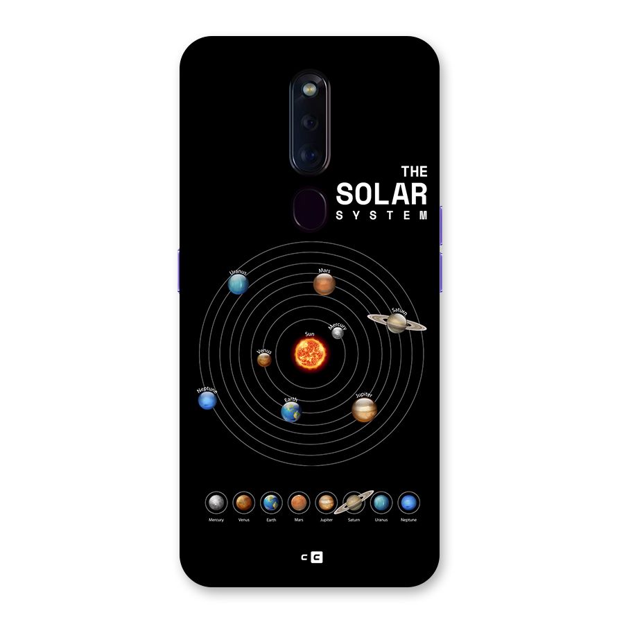 The Solar System Back Case for Oppo F11 Pro
