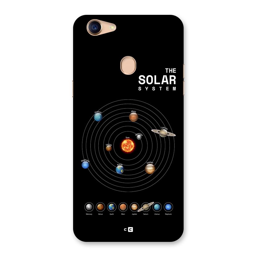 The Solar System Back Case for Oppo F5 Youth