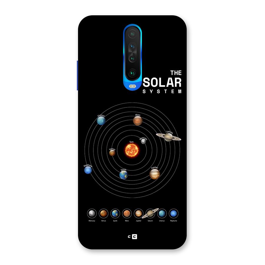 The Solar System Back Case for Poco X2