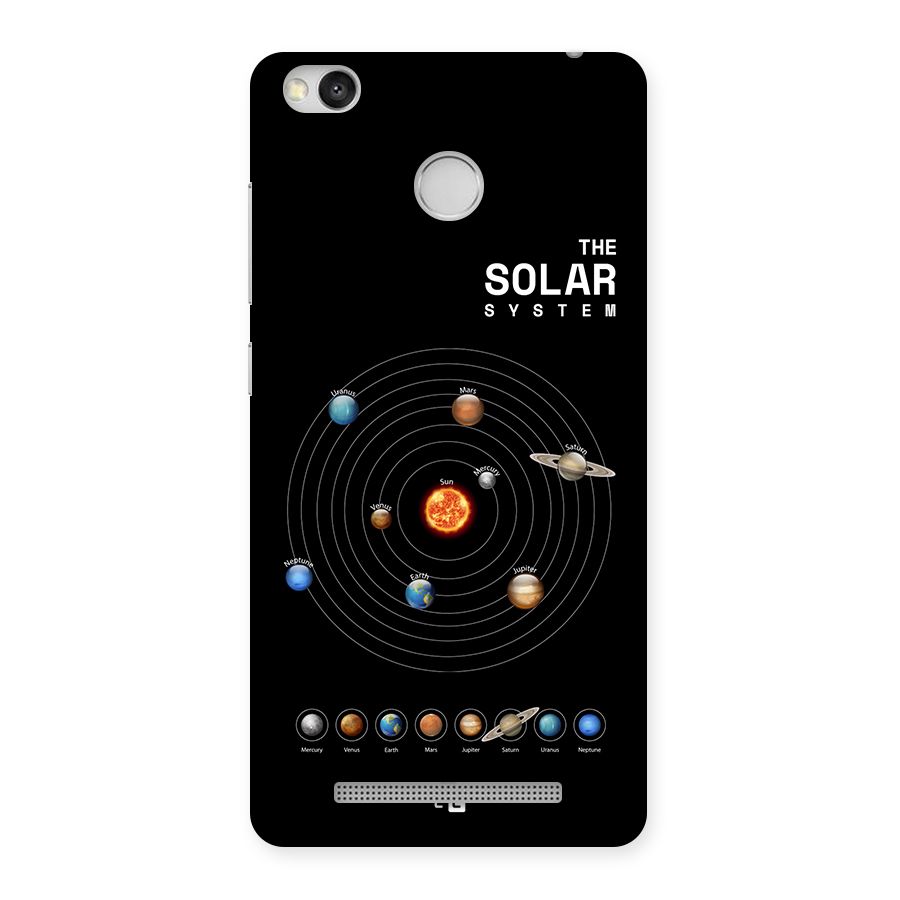 The Solar System Back Case for Redmi 3S Prime