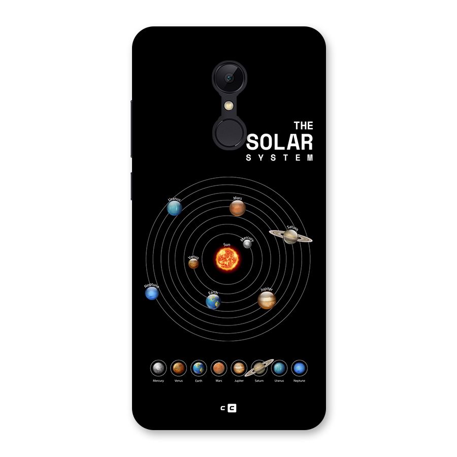 The Solar System Back Case for Redmi 5