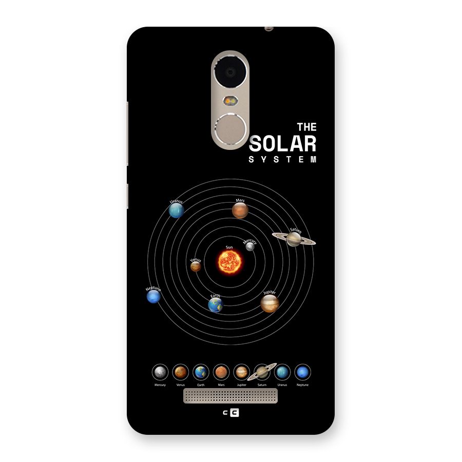 The Solar System Back Case for Redmi Note 3