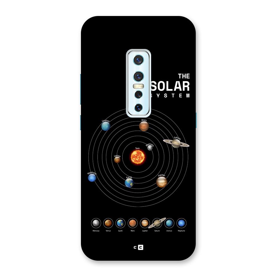 The Solar System Back Case for Vivo V17 Pro