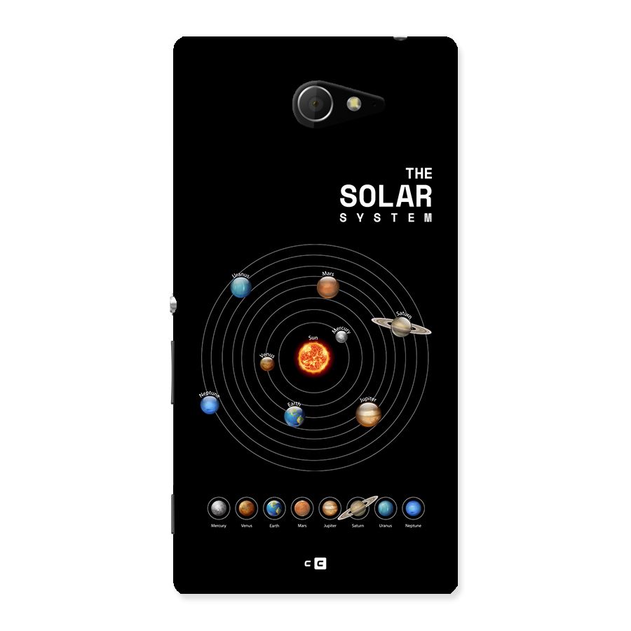 The Solar System Back Case for Xperia M2