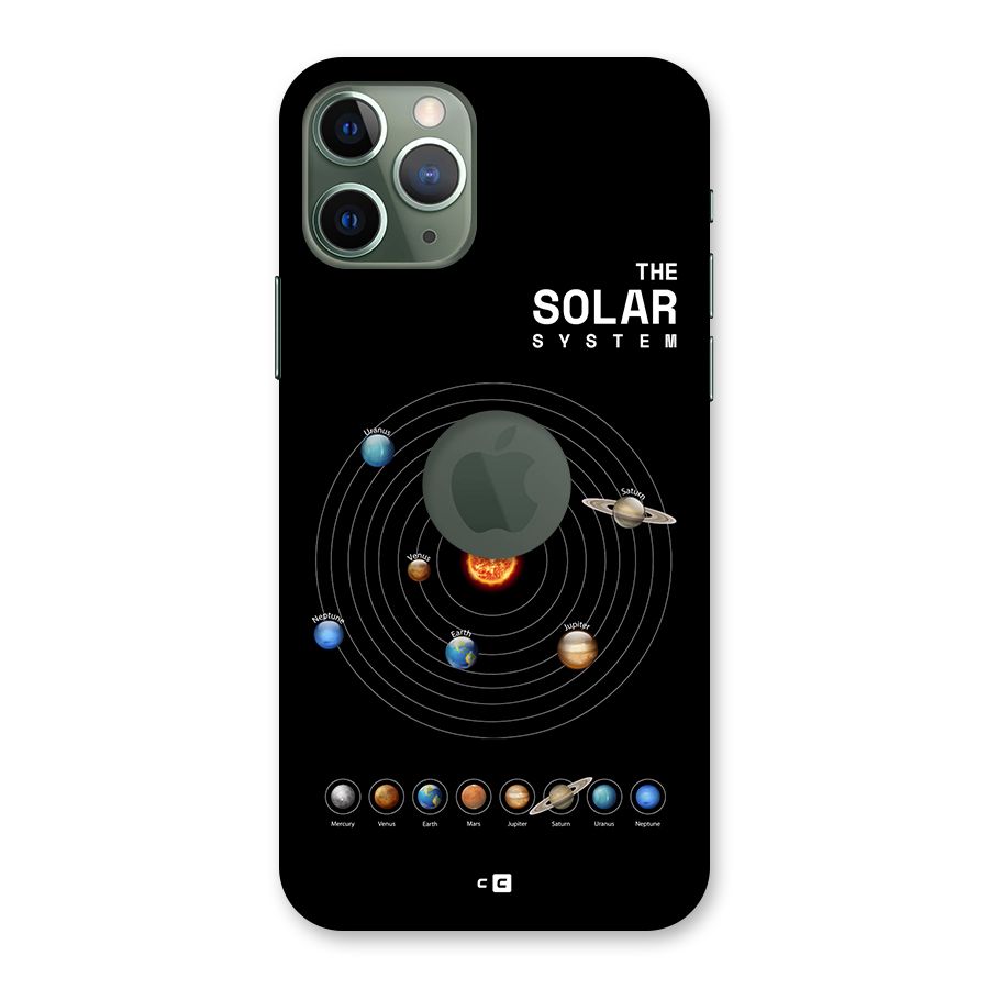The Solar System Back Case for iPhone 11 Pro Logo Cut