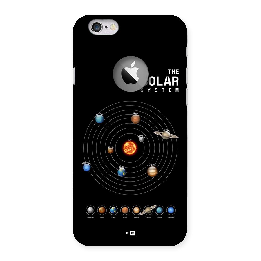 The Solar System Back Case for iPhone 6 Logo Cut