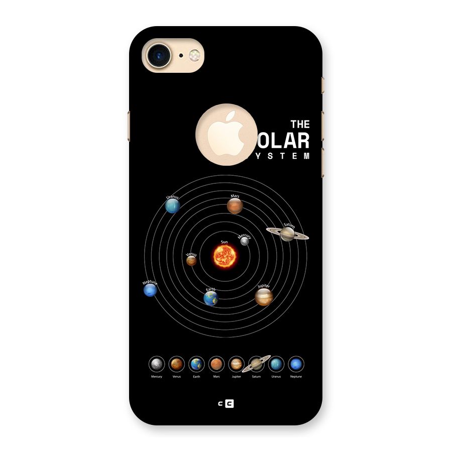 The Solar System Back Case for iPhone 7 Logo Cut