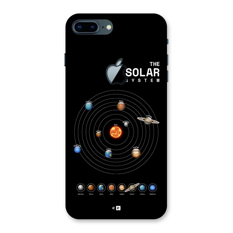 The Solar System Back Case for iPhone 7 Plus Apple Cut