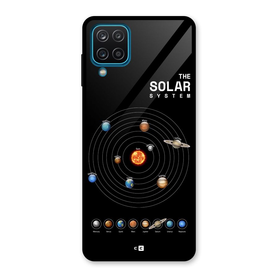 The Solar System Glass Back Case for Galaxy A12
