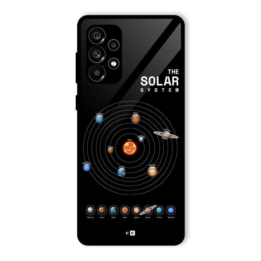 The Solar System Glass Back Case for Galaxy A73 5G