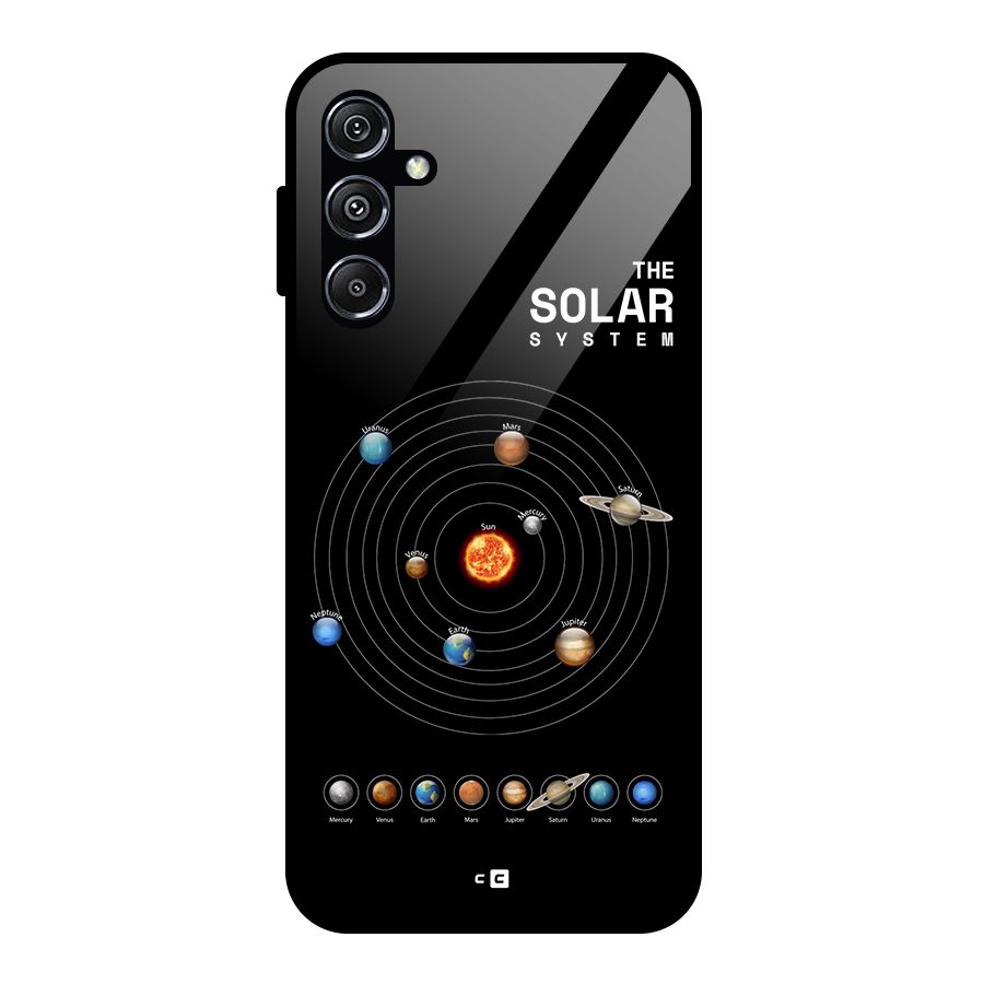 The Solar System Glass Back Case for Galaxy M34 5G