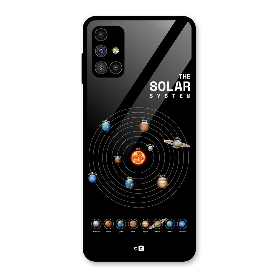 The Solar System Glass Back Case for Galaxy M51