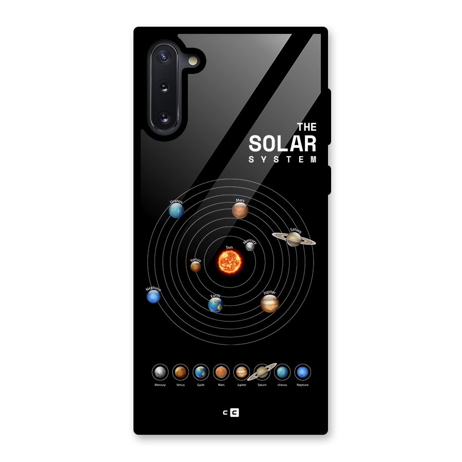 The Solar System Glass Back Case for Galaxy Note 10