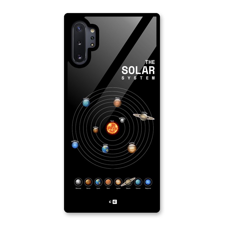 The Solar System Glass Back Case for Galaxy Note 10 Plus