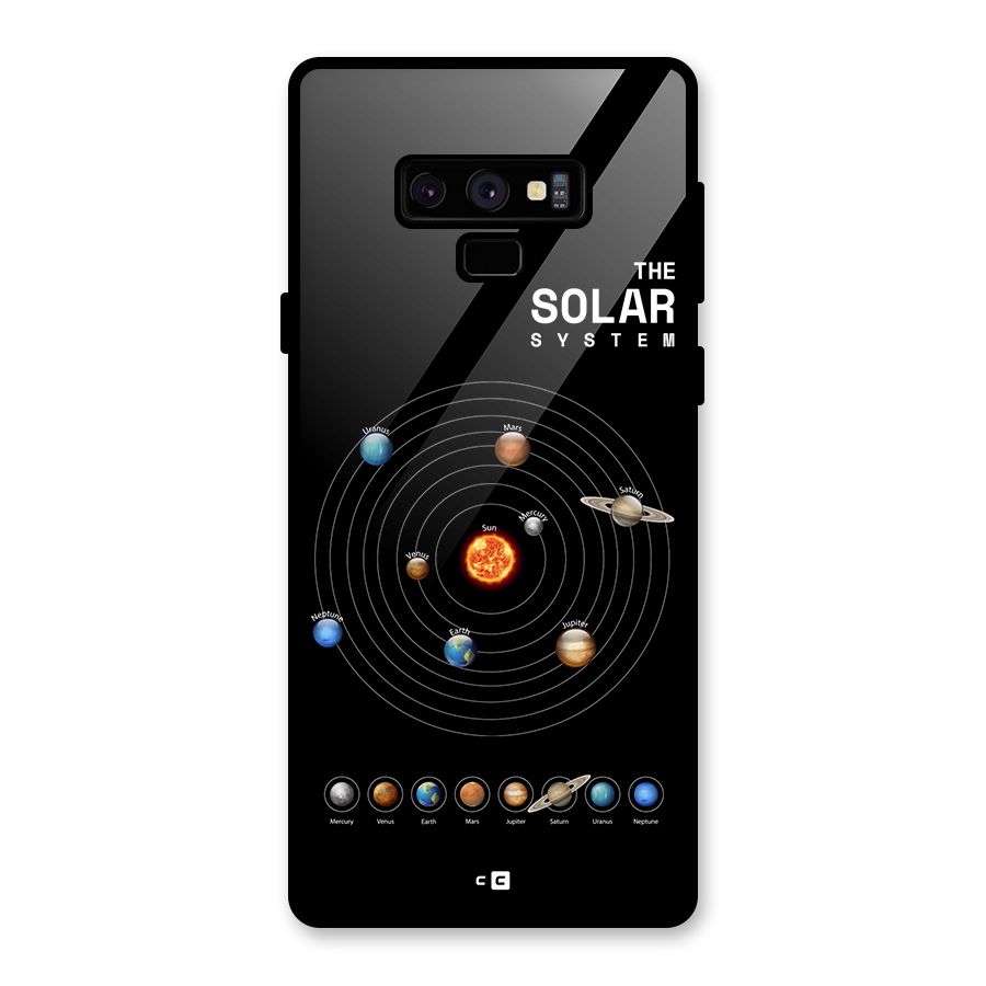 The Solar System Glass Back Case for Galaxy Note 9