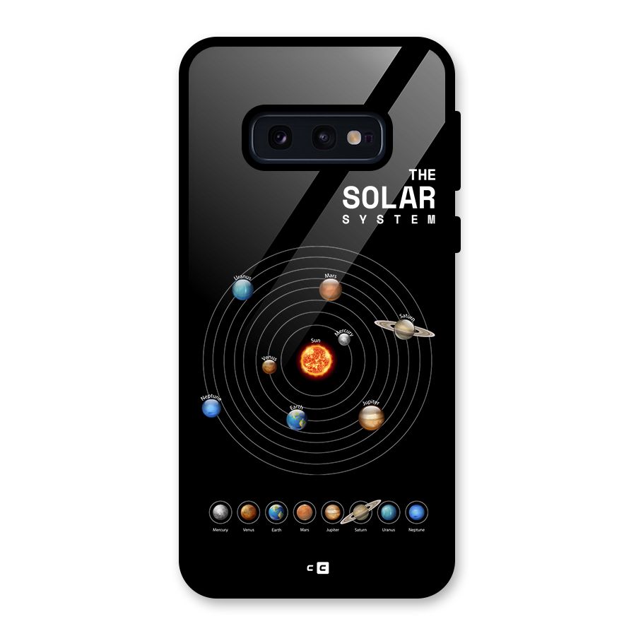 The Solar System Glass Back Case for Galaxy S10e